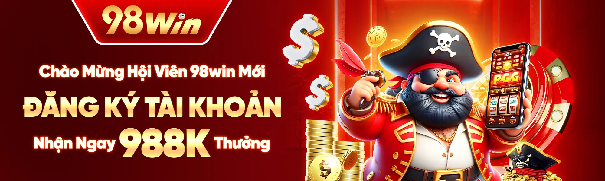 đăng ký tài khoản nhận 988k thưởng miễn phí chỉ có tại 98winxx.com
